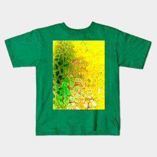 abstract fluid paint Kids T-Shirt